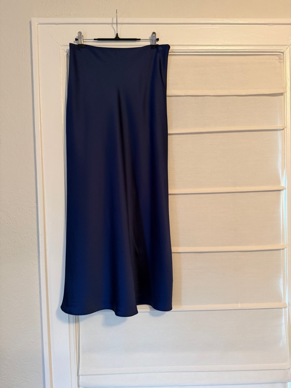 Club Monaco Midnight Blue Bias Maxi Skirt